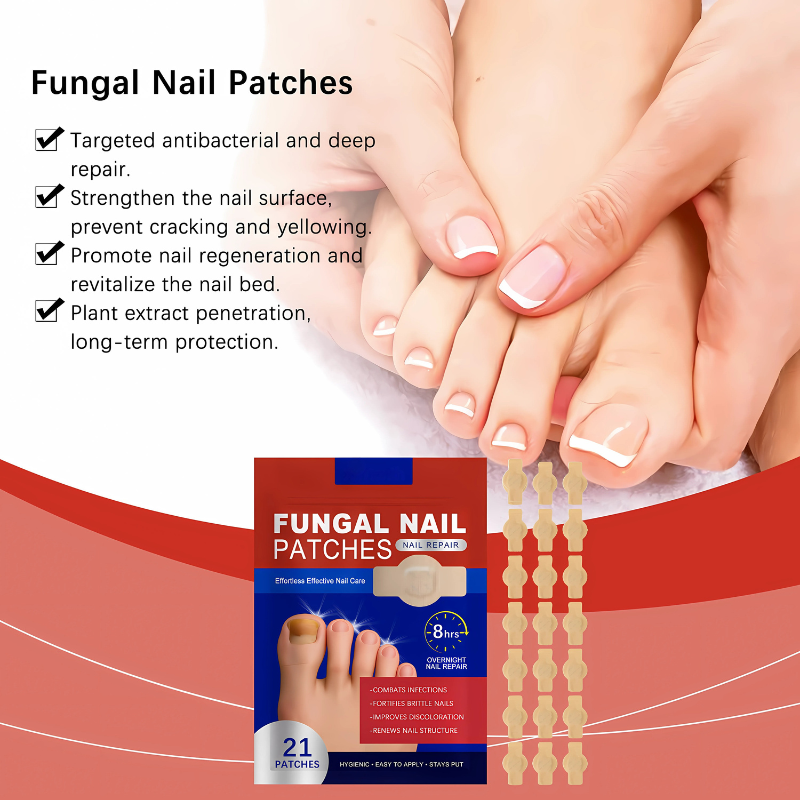 FungalPatch - Anti Bacterial Fungal Condition Patch And Nail Care Pack ...