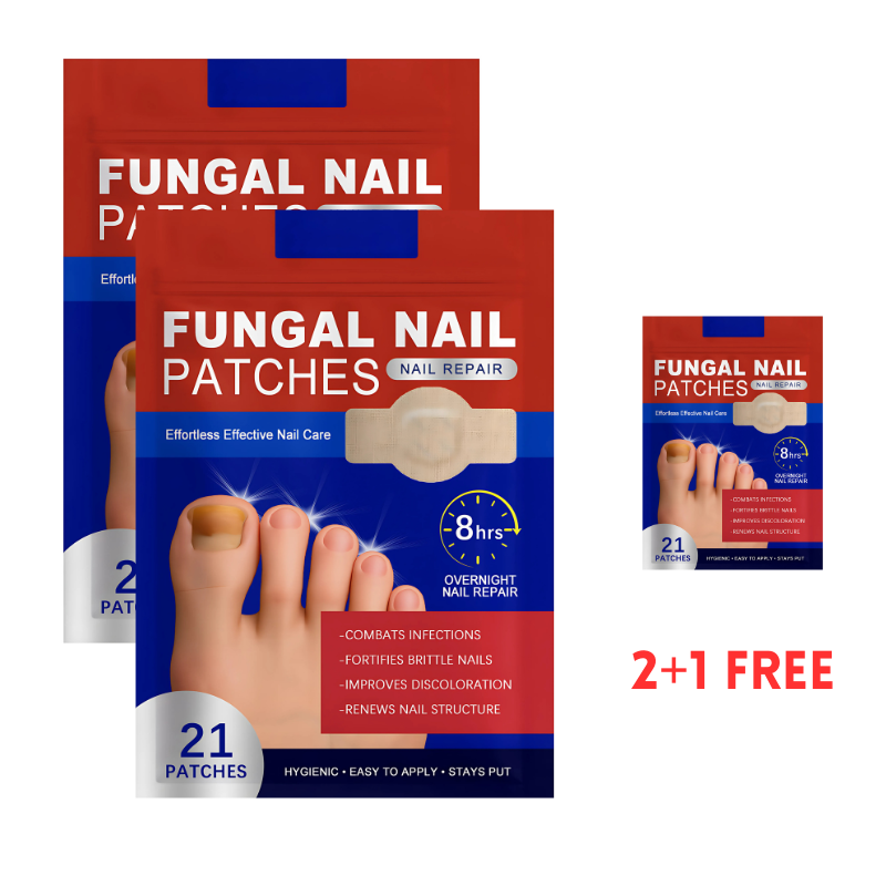 FungalPatch - Anti Bacterial Fungal Condition Patch And Nail Care Pack ...