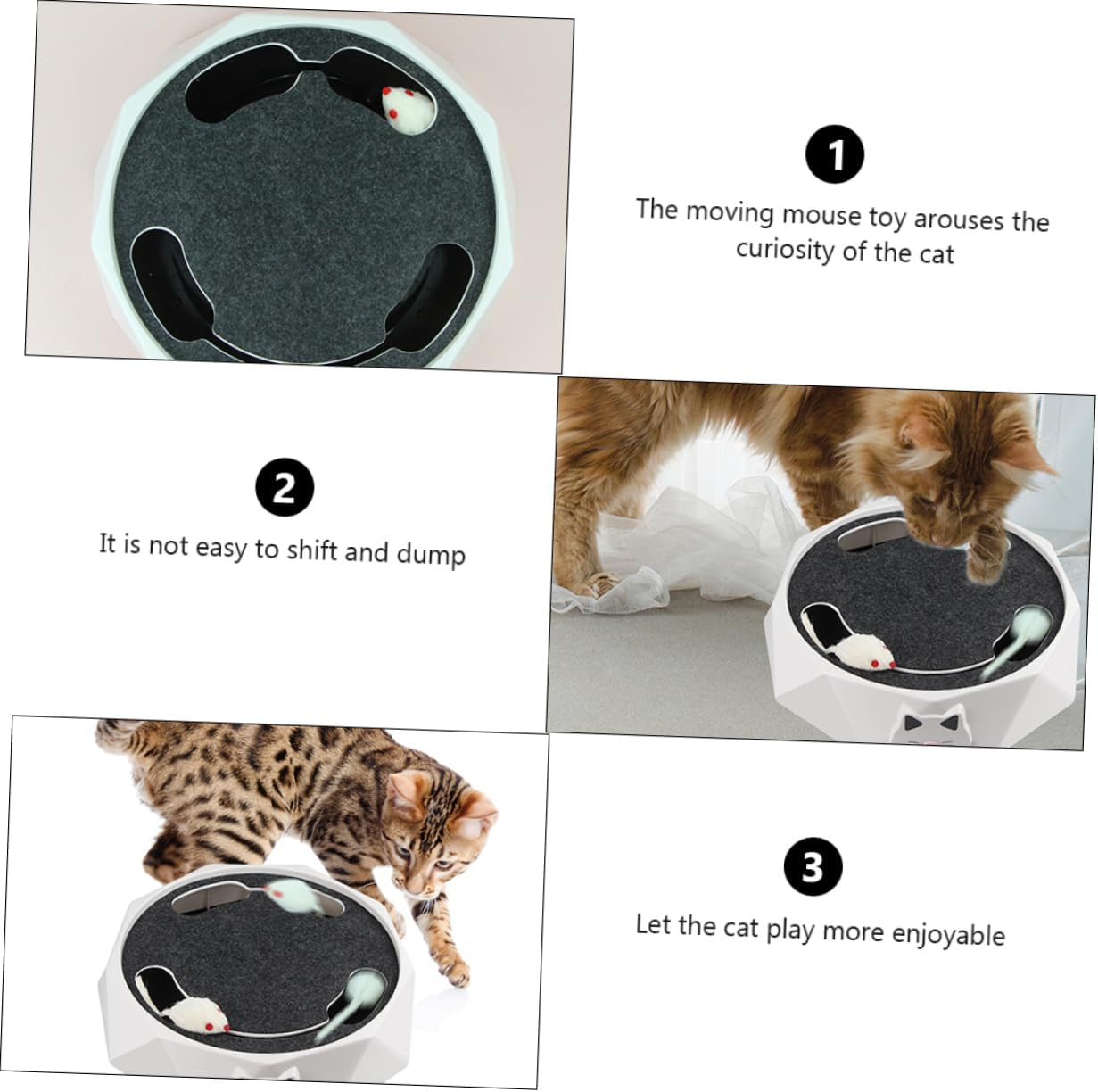 Catfri® MouseHunting - Interactive Scratching Mouse Hunting Toy For Ca ...