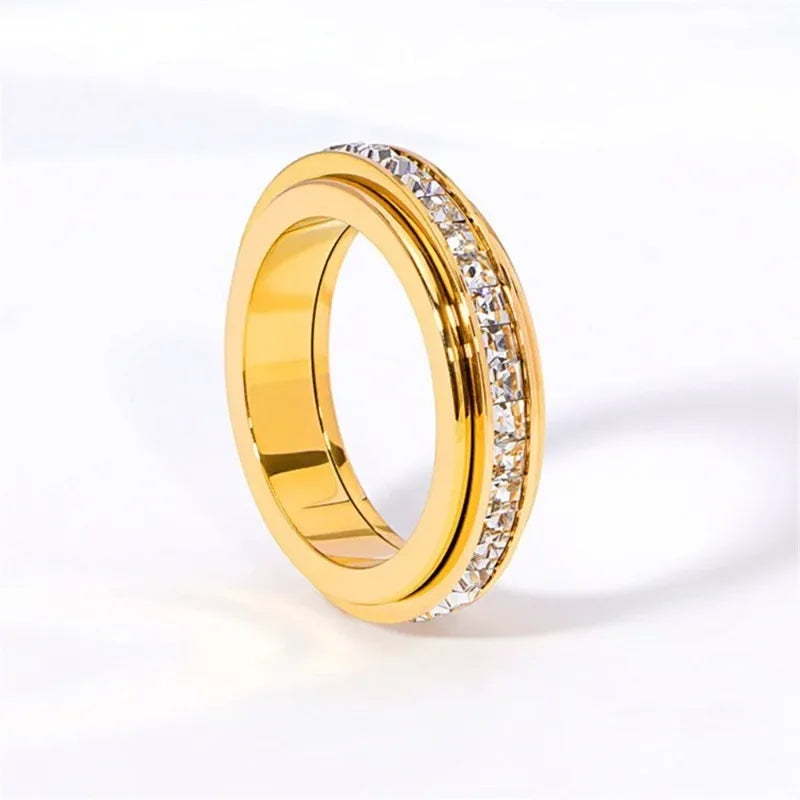 Jewelance™ RotatingRing 1+1 FREE: Finger Spinner Rotating Ring Anti An ...