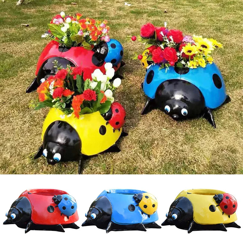 LadybugPot 1+1 FREE: Colorful Ladybug Flower Pot