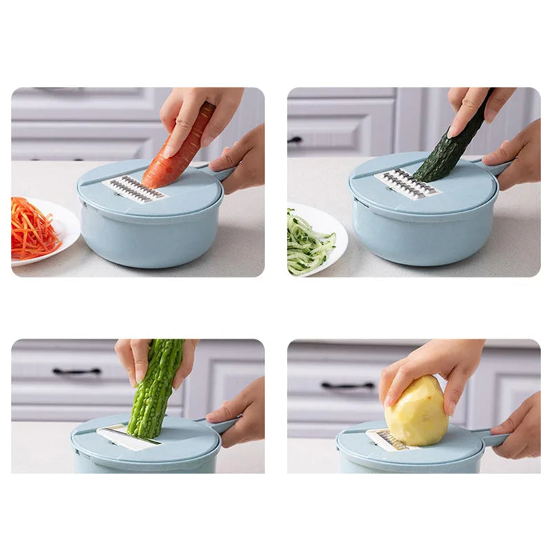 Globetrek° MultiChopper: 12 In 1 Multi-Function Food Chopper