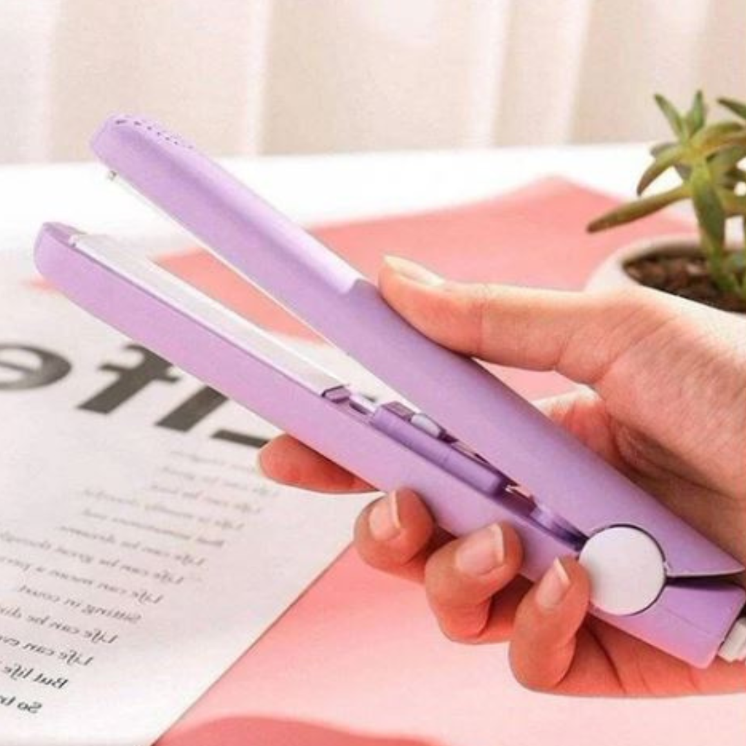 Rose® MiniCurler: Ceramic Mini Hair Curler And Straightener