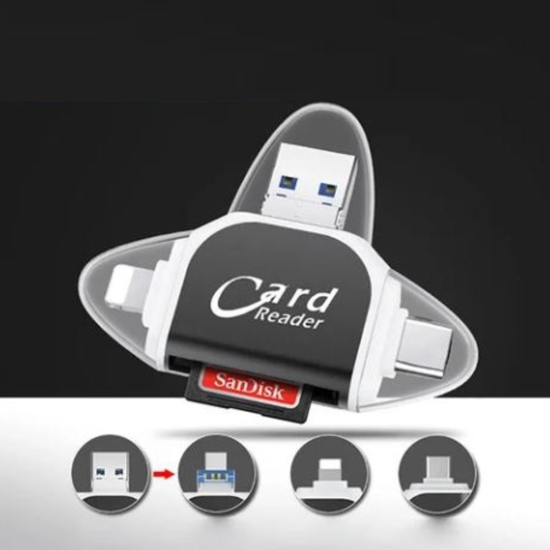 CardReader - Multi-Port 4 in 1 Universal SD TF Card Reader