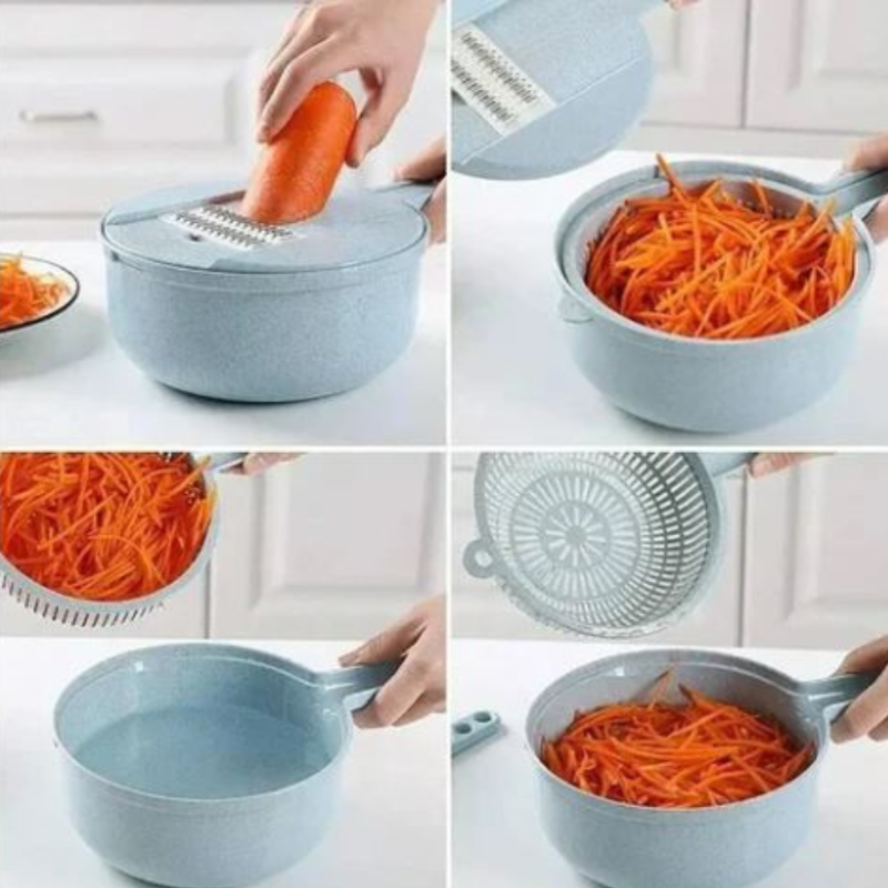 Globetrek° MultiChopper: 12 In 1 Multi-Function Food Chopper