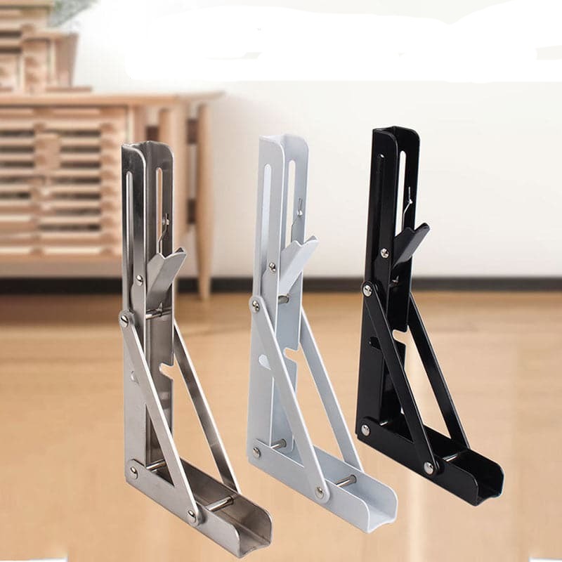 GlideHold® EasyFold 1+1 FREE: Foldable Shelf Brackets